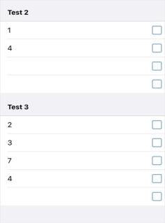 A Google Sheets-sourced question producing blank options.